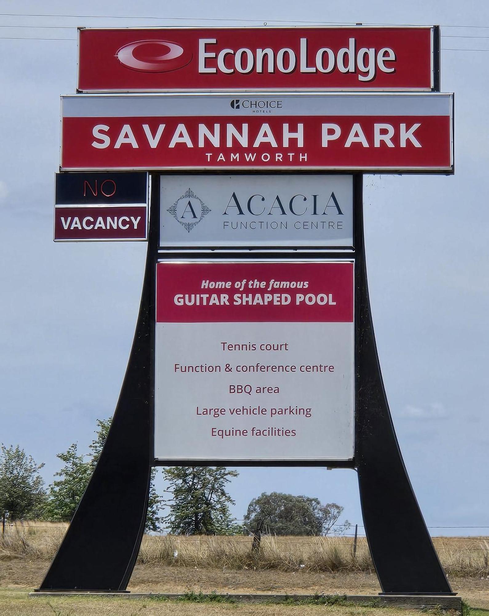 Econo Lodge Savannah Park Tamworth Exterior foto